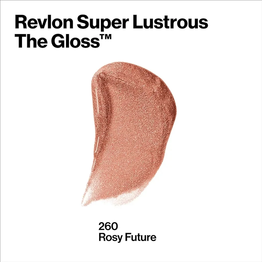🌹3/$12 Revlon Super Lustrous The Gloss, Non-Sticky, High Shine, 260 Rosy Future - Picture 3 of 10